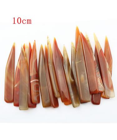ZYAMY 3-IN-1 Burnisher 8cm/9cm/10cm Polishing Agate Knife for Gold & Silver Scraping - Random Color - Buy Online on GoSupps.com