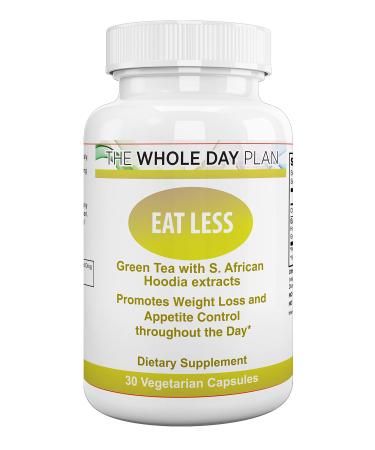 The WHOLE DAY Plan EAT LESS - Weight Loss Pills for Women and Men That Works Fast - Appetite Suppressant Fat Burning Supplements 30 capsules Made in USA