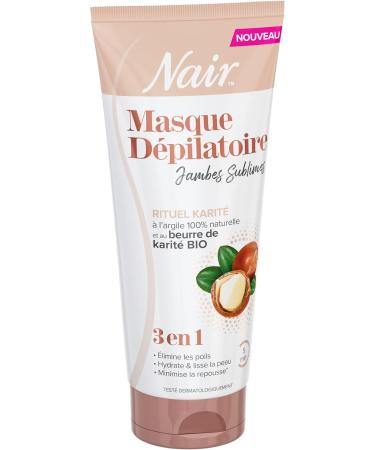 NAIR - Hair Removal Cream Sublimes Ritual Shea Butter 100% Natural Clay & Organic Shea Butter 3-in-1 Formula 180 ml - Buy Online on GoSupps.com