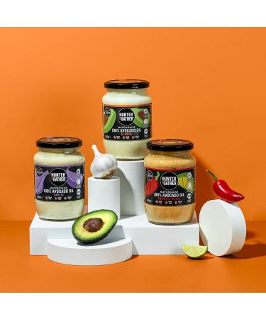 Hunter & Gather Avocado Oil Mayonnaise 630g | Paleo Keto Avocado Mayo with British Free Range Egg Yolk | Sugar & Gluten Free - Pack of 1 - Buy Online on GoSupps.com