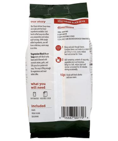 Canterbury Naturals Vegetarian Black Bean Soup Mix - Non-GMO, 8.7 oz (Pack of 3) - Makes 8 Servings - Buy Online on GoSupps.com