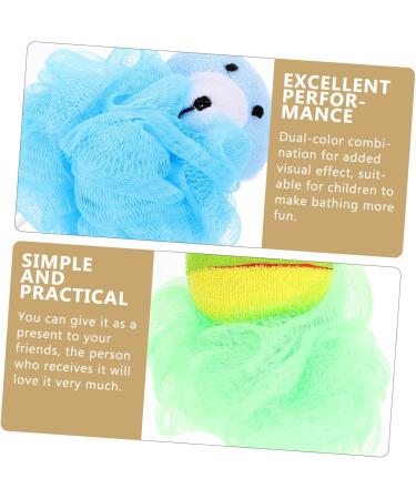 Buy Healeved 2pcs Kids Bath Balls & Shower Sponges - Soft Bath Loofah for Newborns & Women - Ideal Bath Accessories - Buy Online on GoSupps.com