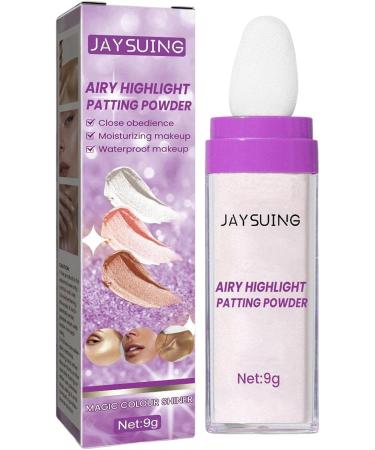Highlight Patting Powder Highlighter Powder Stick Makeup | Brightening Face Body Hair Makeup Stick Highlight Patting Powder White - Buy Online on GoSupps.com