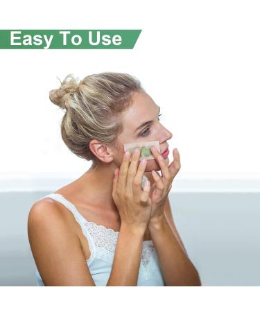 Charmonic Facial Wax Strips - 100 Count Hair Removal for Women - Waxing Strips for Face, Eyebrow, Upper Lip, Chin & Cheek - Painless Kit for All Skin Types - Buy Online on GoSupps.com