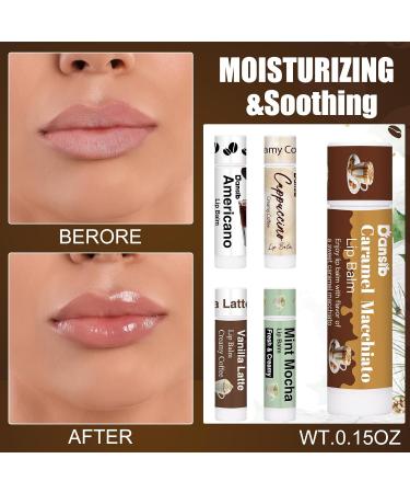 Dansib 50 Pack Coffee Flavor Lip Balms Bulk Coffee Lovers Gifts Cocoa Bar Party Favors Vanilla Latte Spring Party Gifts for Women Men Coworker Staff Employee - Buy Online on GoSupps.com