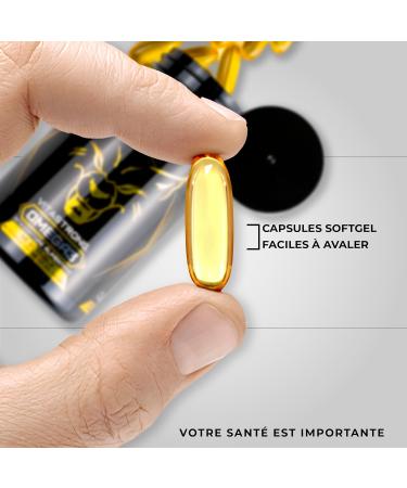 Omega 3 Fish Oil 2000mg - 700mg EPA and 500mg DHA Omega 3 per serving - Vitastrong Omega 3 with Vitamin E - Fish Oil Omega 3 High in Fatty Acids - Softgel No Return of Taste - Buy Online on GoSupps.com