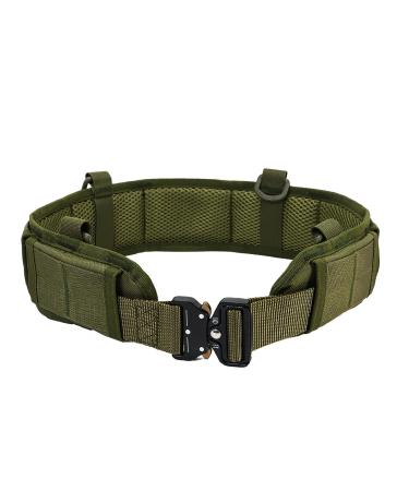 DIARYCE Multifunctional combat belt tactical fast lock Belt robust tactical combat belt for hunting training Tactical combat belt multifunctional waist belt tactical belt army greenen