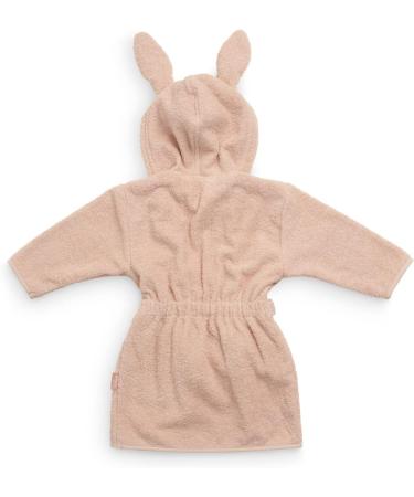Jollein Baby Bathrobe for 1-2 Years - Soft Ash Green & Pink for 12-24 Months | International Shipping Available - Buy Online on GoSupps.com