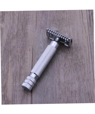 WOONEKY RASIES Stainless Steel Razor for Men - Safe & Stylish Home Use Compact Design (10.50x4.00x3.00cm) - Buy Online on GoSupps.com