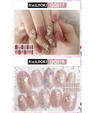 NAITOKI Nail Art Stickers - Self-Adhesive Fashion Manicure Film & Tickers for Beautiful DIY Nail Decorations - B-08 - Buy Online on GoSupps.com
