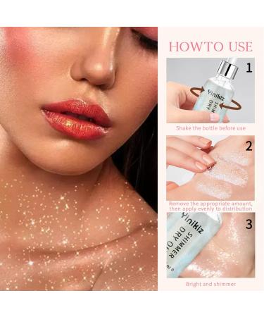 Luxurious Shimmer Dry Body Oil Moisturizing Illuminating Formula - Buy Online on GoSupps.com