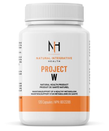 NIH Supplement - Project W - PCOS Relief Supports Menstrual Regularity & Fertility - Hormonal Balance for Women - Myo-Inositol Alpha-Lipoic Acid Folate B12 Biotin - 120 Caps - Non-GMO Gluten-Free