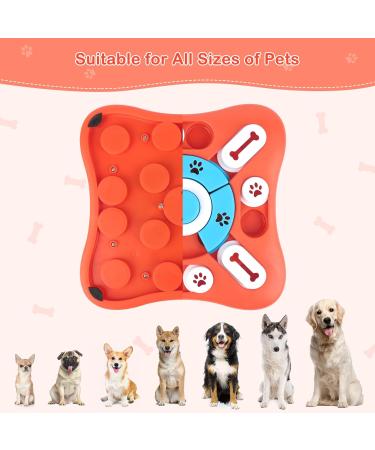 JOPHEK Interactive Dog Toy | Intelligence Feeder Dispenser for Small Medium Large Dogs & Cats - Squeaker Activity Pink - Buy Online on GoSupps.com