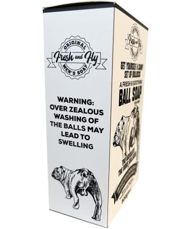 Fresh and Fly Ball Soap for Men Gentle and Cleansing Natural Soap Bar- Infused with Tea Tree Oil Coconut Oil Shea Butter - Moisturizing Ball Wash for Men - Buy Online on GoSupps.com
