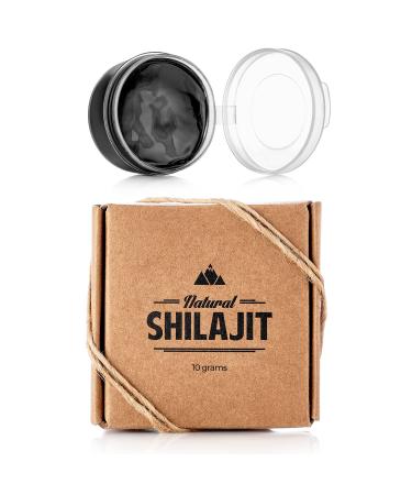 Natural Shilajit Resin (10 Grams) - Plant-Based Nutrients for Energy  Focus and Vitality  Natural Source of Fulvic Acid & Trace Minerals  100% Pure Organic Shilajit Resin  Trace Minerals Complex 0.35 Ounce (Pack of 1)