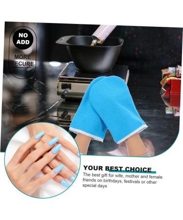 minkissy 1 Pair Hand Mask Care Hand Repair Cover Paraffin Baths Gloves Reusable Paraffin Gloves Heated Mittens Moisture Gloves Nourishing Hand Gloves Leather Gloves Moisturizing Flannel - Buy Online on GoSupps.com