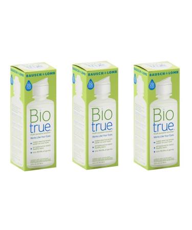 Bausch and Lomb Bio True Multi-Purpose Solution 2 Oz Travel Size (Pack of 3)