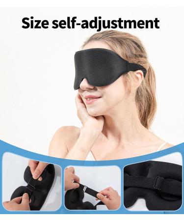 XINFUSHERUI 3D Sleep Mask for Men & Women | Comfortable Blackout Eye Mask | Perfect for Travel & Rest - Buy Online on GoSupps.com