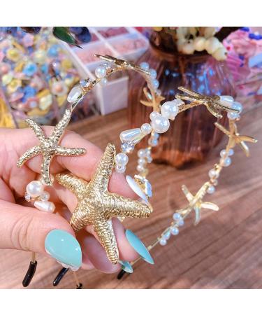 Yo-Happy Minimalist Marine Style Women's Metallic Gold Herringbone Pearl Jewelry | International Shipping - Buy Online on GoSupps.com