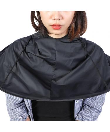 ANGGREK Adult Barber Hair Cutting Umbrella Cape - Black Hairdressing Gown for Salon & Home Stylists - Buy Online on GoSupps.com