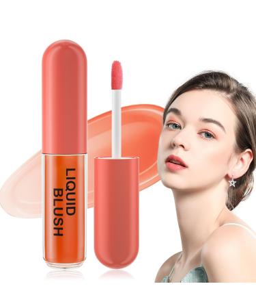 Tinted Blush Oil Hydrating Blush Oil Lightweight Long-wearing Blush Oil Tint Waterproof Blendable Liquid Blush For Your Instant Perfect Shade Pochy 03#
