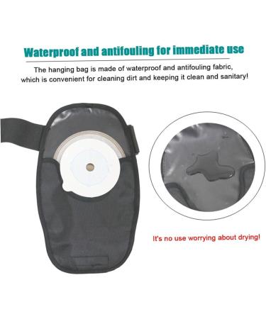 Ostomy Bag Covers - Waterproof Colostomy Ileostomy Urostomy Pouch with Adjustable Elastic Belt - 31x18.5cm | International Shipping - Buy Online on GoSupps.com