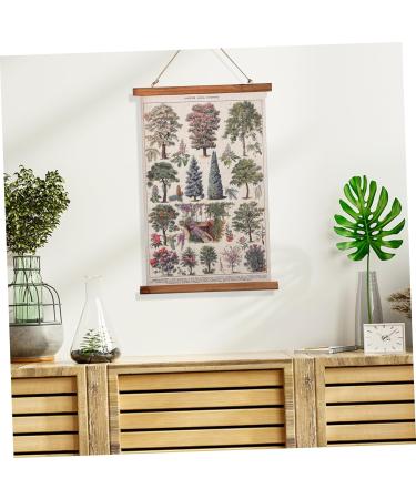 Zerodeko Decorative Scroll Scroll Painting Decorative Paintings Office Printing Farmhouse Decor Plant Sign 60x40cm Colorful - Buy Online on GoSupps.com
