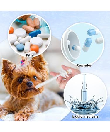 2 Piece Plastic Pet Pill Poppers Cat Pill Dispenser Dog Pill Dispenser Pill Popper for Cats Lightweight and Durable Dog Pill Popper Medical Tablet Feeding Tool Cat Pill for Dogs and Large Cats 2 Pcs white - Buy Online on GoSupps.com