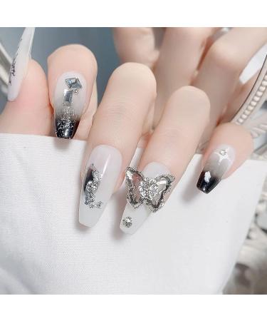 FEIlei 10Pcs Nail Jewelry Zircon Nail Art Rhinestones Nail Decors Crystals Diamond Gems - Buy Online on GoSupps.com