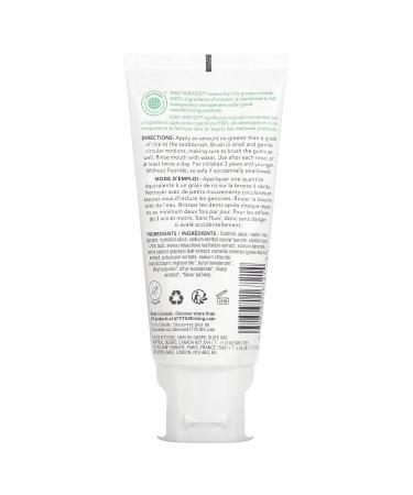 Attitude Baby and Child Fluoride-Free Training Toothpaste Naturally Derived Ingredients Vegan EWG Verified Strawberry 2.6 Oz (Pack of 2) 2.6 Ounce (Pack of 2) - Buy Online on GoSupps.com