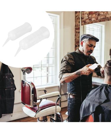 Minkissy Hair Dye Tools 2pcs Plastic Applicator Bottles with Angle Tip Empty Scale Applicator Bottles Squeeze for Hair Salon Coloring Dyeing Size S L Vessel Tools - Buy Online on GoSupps.com