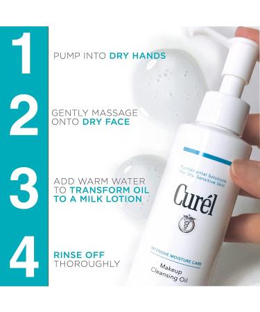 Curl Japanese Skin Care Makeup Cleansing Oil - 5oz | Oil-Based Remover for Dry, Sensitive Skin | Fragrance-Free - Buy Online on GoSupps.com