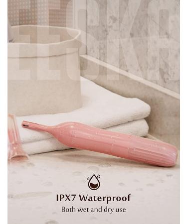 EESKA 3 in 1 Bikini Trimmer for Women - Cordless Electric Lady Razor for Legs, Arms, and Bikini - IPX7 Waterproof - Wet & Dry Use - Painless Hair Removal - Pink - Buy Online on GoSupps.com