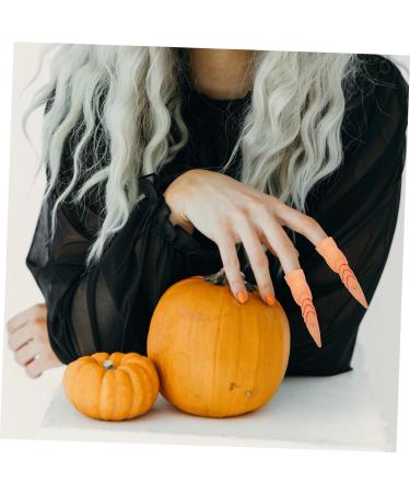 DIKACA False Witch Fingers Halloween Props Finger Nail Covers Cosplay 5pcs False Nail Set Manicure Skeleton Plastic Halloween Finger Lights Halloween Finger Tips As Shown 1 9.5x2.5cm - Buy Online on GoSupps.com