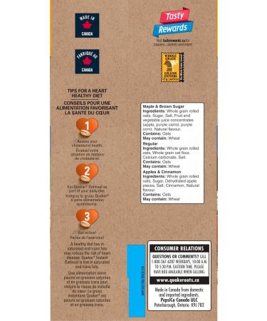 Quaker Instant Oatmeal Variety Pack 18 Packets 674g 3 Flavour Variety 504 g (Pack of 1) - Buy Online on GoSupps.com
