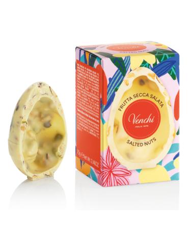 Venchi - uf Mignon au Chocolat Blanc Sal 70 Gr avec Pistaches Amandes et "Noisettes du Pi mont" Sans Gluten Collection de P ques Venchi Id e Cadeau