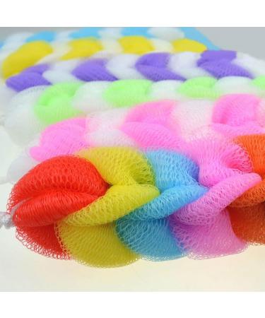 SWIDUUK Bath Shower Back Scrubber - Mesh Sponge Loofah Exfoliating Brush - Nylon - One Size for Ultimate Cleaning - Buy Online on GoSupps.com