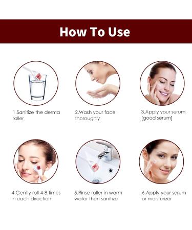 IOPYKKOA Beard Roller 0.5 mm - Microneedling Roller for Beard Growth | Derma Roller for Men | International Shipping Available - Buy Online on GoSupps.com