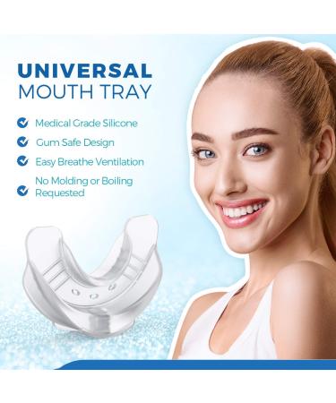 SINORIKO Teeth Whitening Kit - 6X LED Light, Fast 10 Min Results, 3 Whitening Gels, Remineralizing Gel, Home Teeth Whitener - Buy Online on GoSupps.com