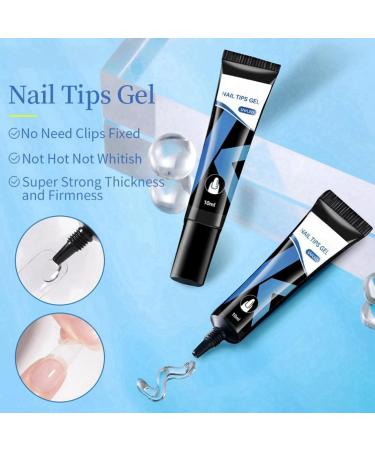Solid Nail Gel Glue for Press on Nails Gel Nail Glue Extra Strong Strong Nail Glue for False Nails Nail Extension Glue Acrylic Nail Glue Extra Strong Rhinestone Glue for Nails Nail Bond Glue - Buy Online on GoSupps.com
