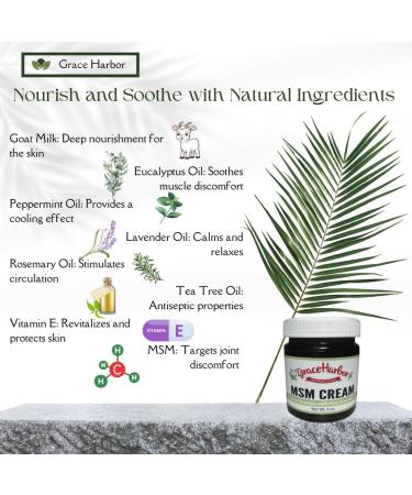 Buy MSM Cream 32 oz - Original Formula with Free 1.8 oz Jar | Fast International Shipping - Buy Online on GoSupps.com