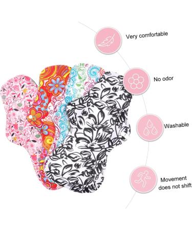 Minkissy 12-Pack Reusable Washable Menstrual Napkins - Comfortable Bandage Towels for Ladies - Eco-Friendly Inserts - Buy Online on GoSupps.com