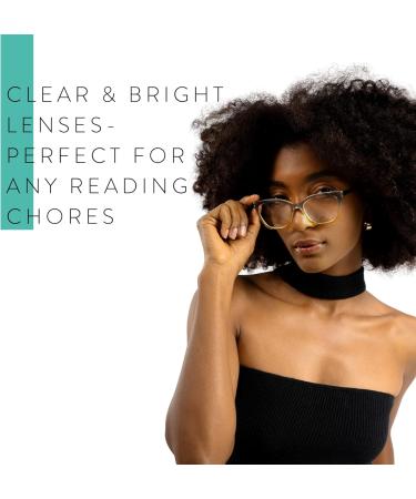 Shop Stylish Gray Yellow Two Tone Oversize Blue Light Glasses for Women | Chic Cat Eye Reading Glasses - 1.0 Magnification Frames - Buy Online on GoSupps.com