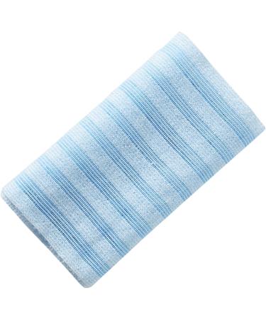 Exfoliant pour le corps deux serviettes en tissu exfoliant pour le corps | Serviette de douche s re et douce pour chambres voyages voyages d'affaires maison Bleu (Blue Stripes) - Buy Online on GoSupps.com