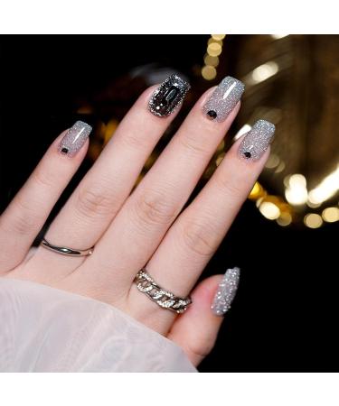 High Density Glitter Nail Polish 12 Colors Reflective Glitter Gel Nail Polish Set Holographic Glitter Nail Polish Manicure Set for Nail Art DIY Manicure and Pedicure at Home (Color : Sz01) - Buy Online on GoSupps.com