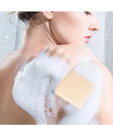Healvian Natural Loofah Exfoliating Back Scrubber Set - Deep Clean Shower Sponge for Men & Women | Bathing Towel & Body Scrubbers - Buy Online on GoSupps.com