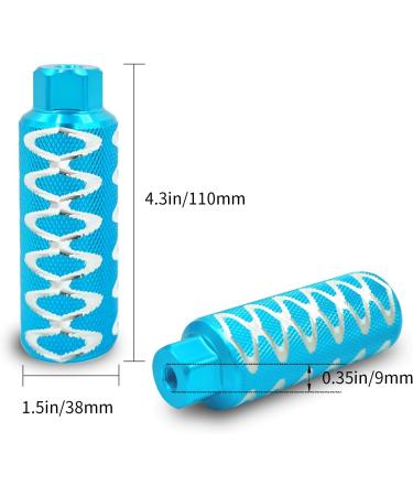 Vansa Aluminum Alloy 3/8 - 26T Bike Pegs, Blue - Adult Mountain Bike BMX Equipment - Buy Online on GoSupps.com