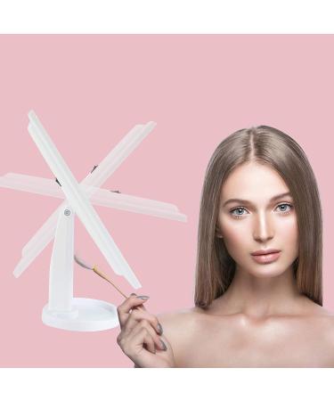 Tri-fold Lighted Vanity Makeup Mirror with 1x 2X 3X Magnification - Portable and Adjustable LED Lights - White - Buy Online on GoSupps.com