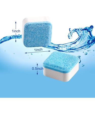 30 Pcs Triple Decontamination Washing Machine Cleaner Tablets - Deep Clean and Remove Residue in Bath, Kitchen, and Room - Buy Online on GoSupps.com