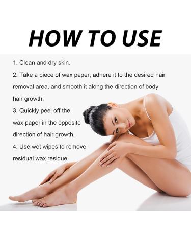 Hair Removal Wax Strips for Men & Women | Effective Body & Facial Waxing | Ideal for Legs Intimate Areas & More (1PC) - Buy Online on GoSupps.com